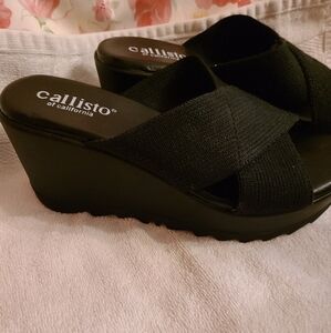 Callisto wedge sandals